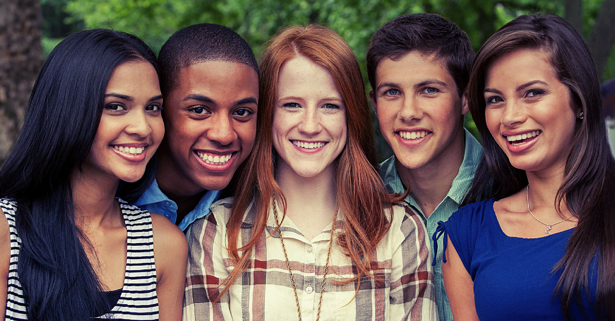 7 student s. Teenagers caucasian School. The adolescent.