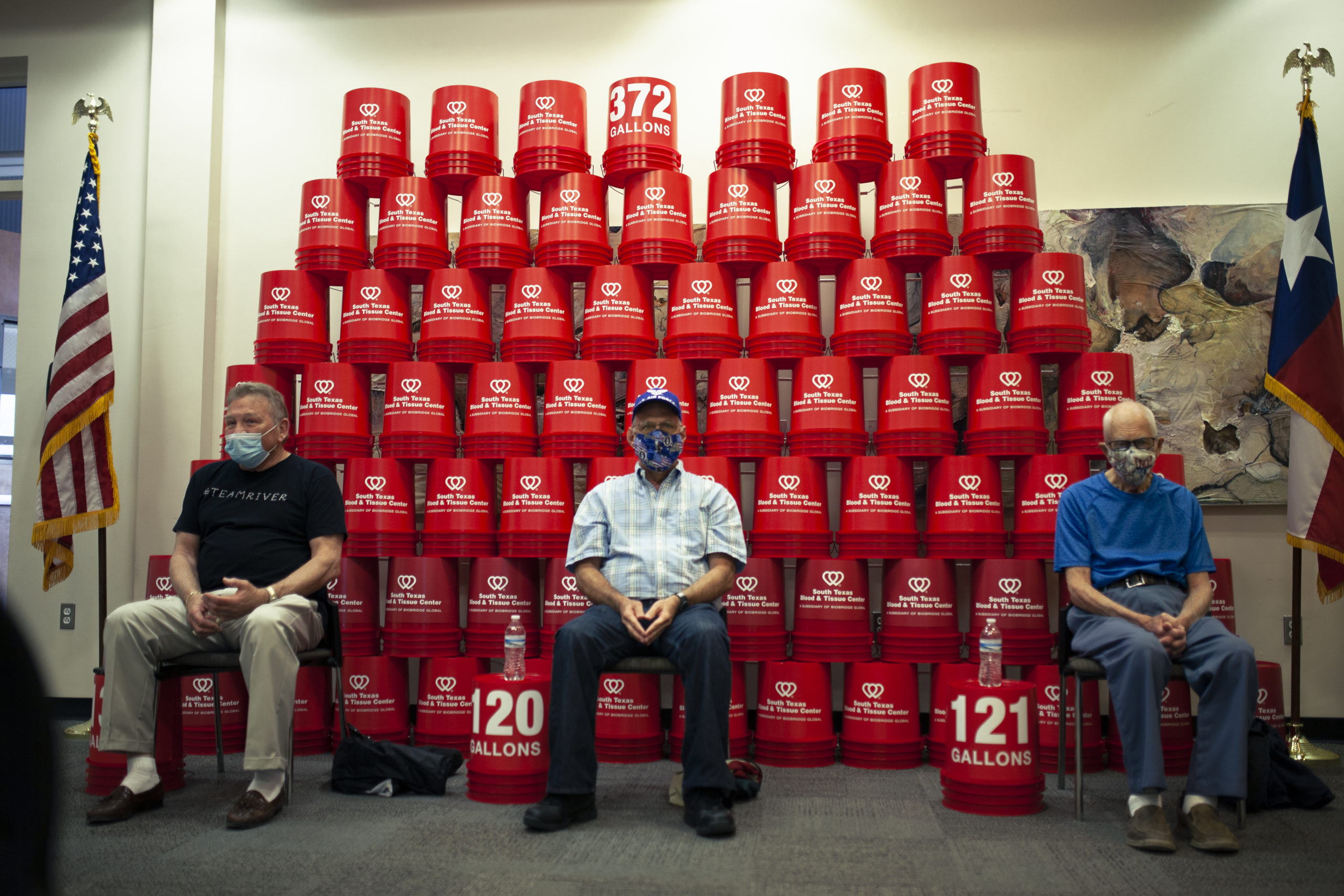San Antonio’s 120-gallon-plus blood donors encourage others to give