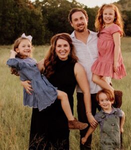 Nicole and C.J. Czelusta family of five photo, C.J. passed in a tragic accident and Nicole became a blood donation advocate