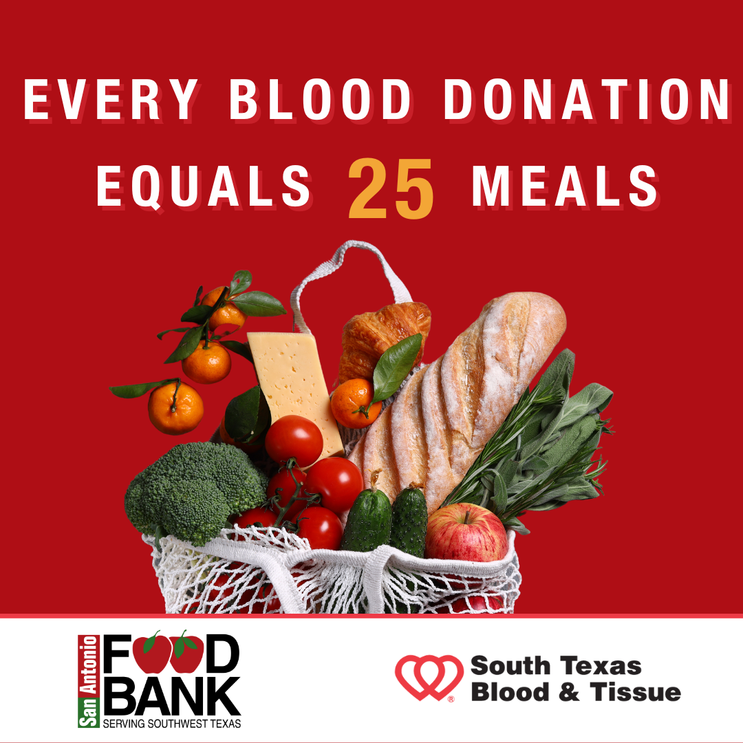 South Texas Blood & Tissue, San Antonio Food Bank want you to ‘Double Your Impact’ 