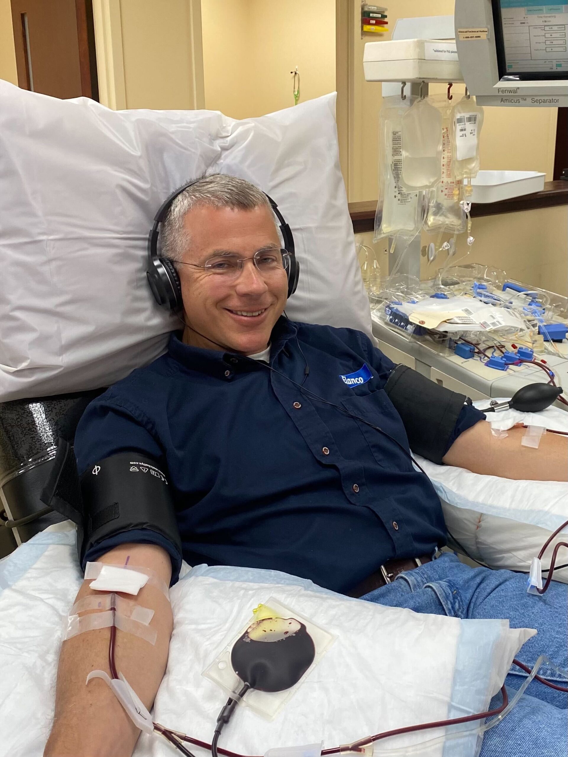 Man continues quest to donate blood and platelets in all 50 states