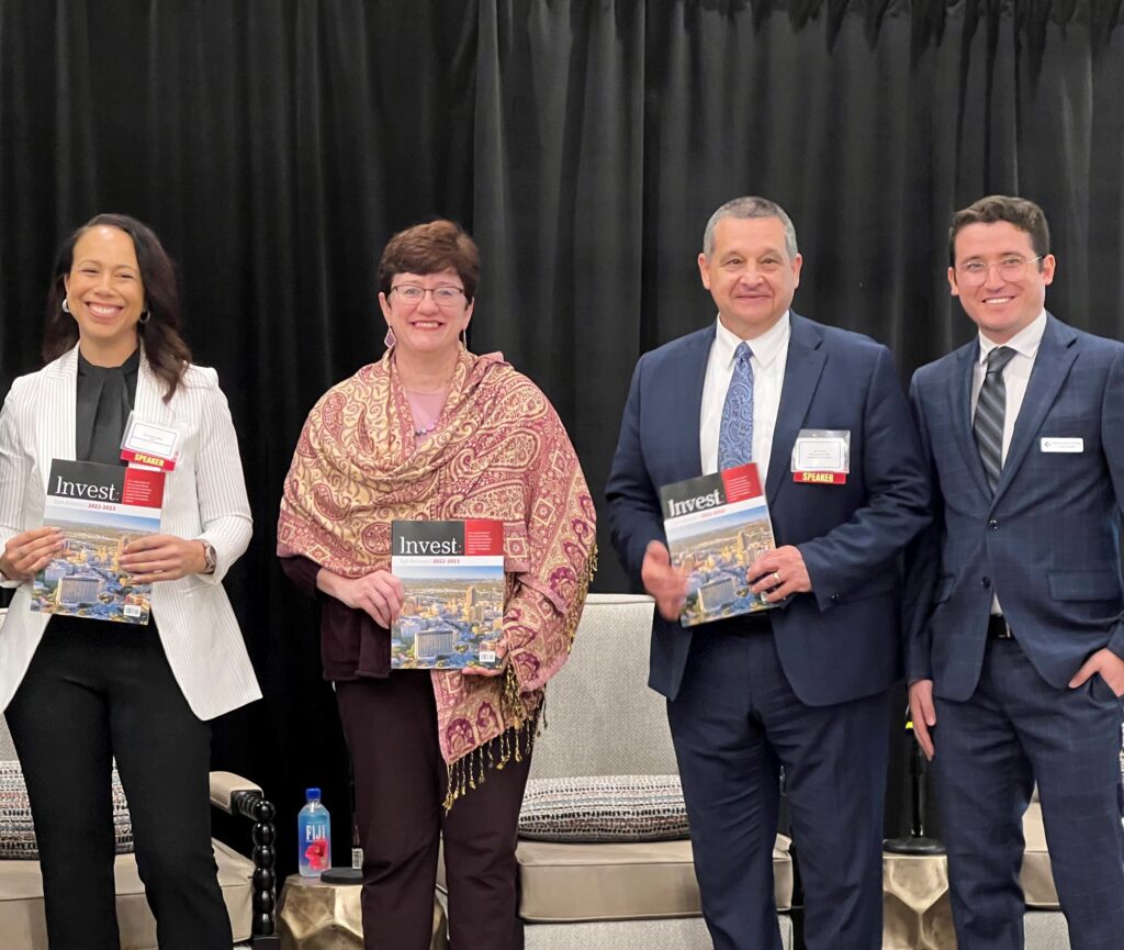 BioBridge Global’s Becky Cap spoke on the panel, “Twin Pillars: How healthcare and higher education are driving innovation and economic diversity across Greater San Antonio” at the summit on May 17.