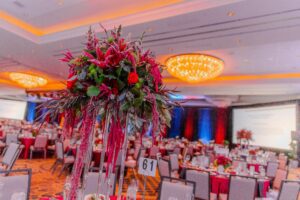 2023 The Blood & Tissue Center Foundation Red And White Ball