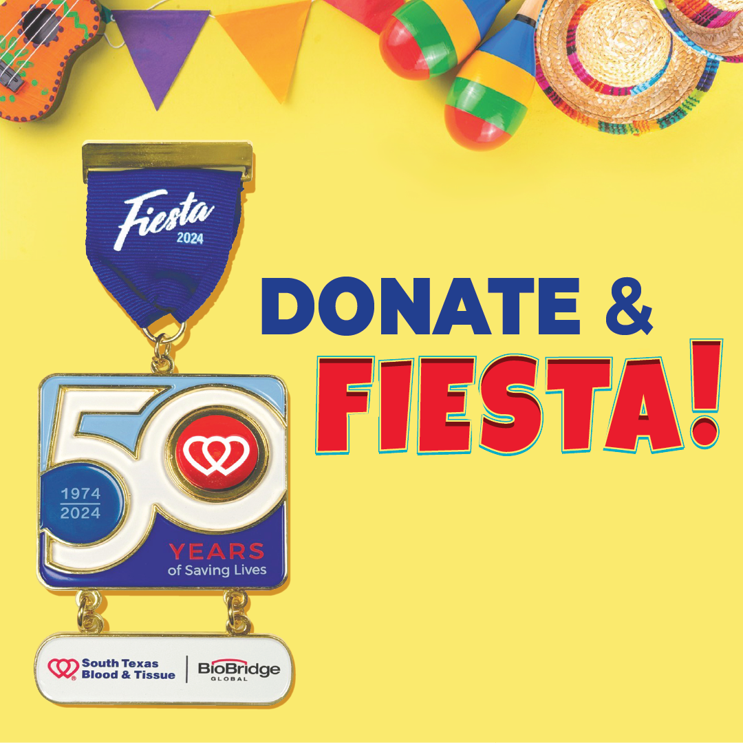 Blood donors can celebrate 50 years of saving lives with Fiesta Medal