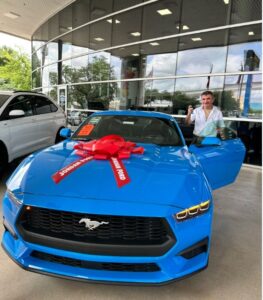 The winner of the Jordan Ford Mustang Giveaway has been announced – just a few days late. Riyadh Al Shark is the lucky donor who received the lease on the 2024 Mustang.