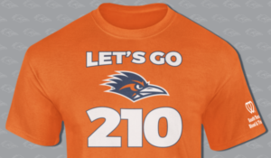 Blood donors will receive an exclusive 210 UTSA Blood Donor T-shirt