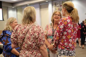 Mary Dial talks to Foundation board members during her last meeting.