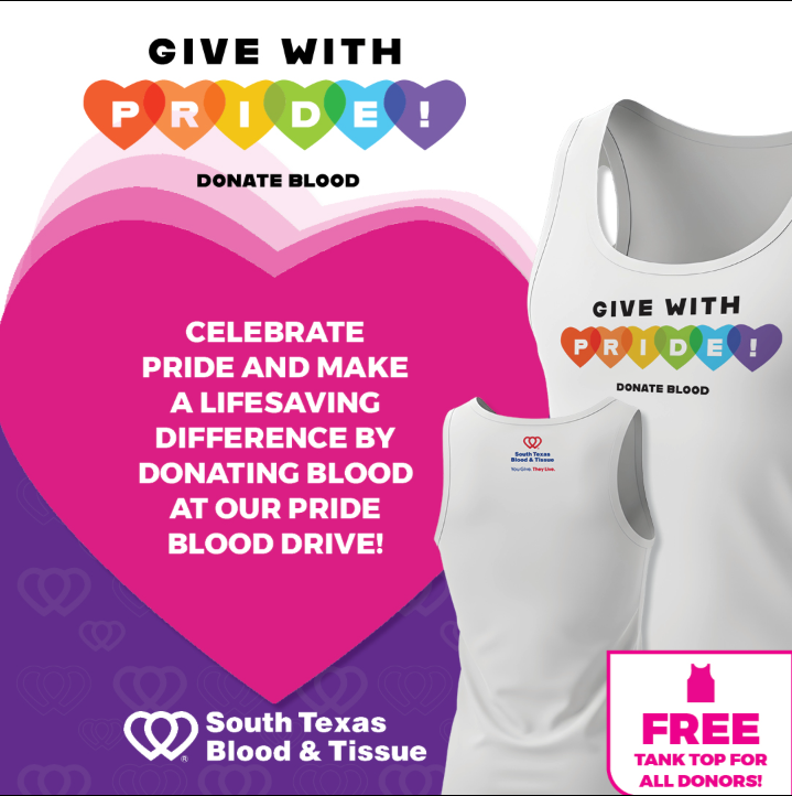 Donors at the Bonham Exchange Blood Drive will receive a free tank top