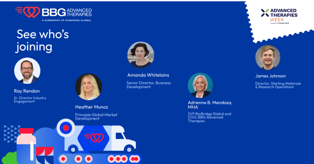 BBG Advanced Therapies team attending Advanced Therapies Week 2026