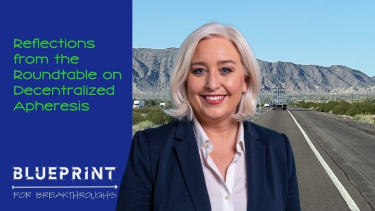 Adrienne Mendoza, COO of BBG Advanced Therapies dicusses decentralized Apheresis and expanding access of Advanced Therapies to patients