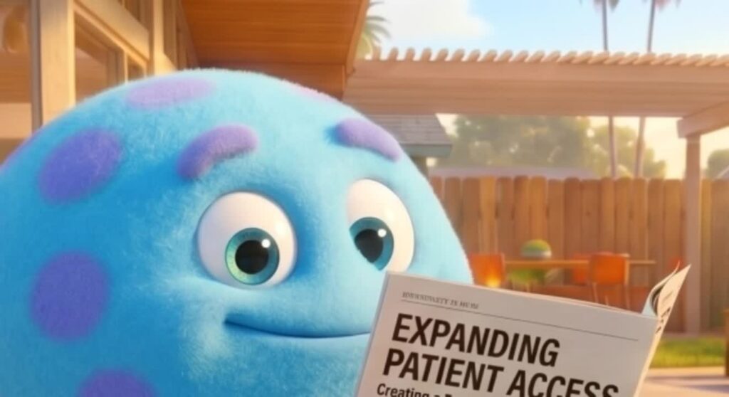 Tuffy, the hero immune cell demonstrates a few ways that centers might consider participation. Dive in, or wade in at a comfort level appropriate for them.