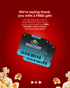Free movie tickets for blood donation promotion