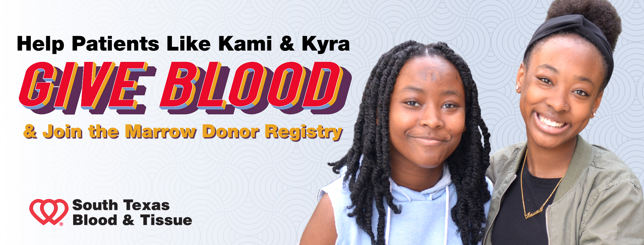 Two sisters Kami and Kyra's Patient story. The sisters have Sickle Cell Anemia and rely on blood transfusions and blood donation for their treatment.