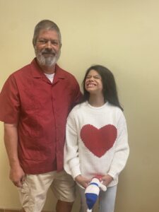 Troy Dominguez and His Daughter