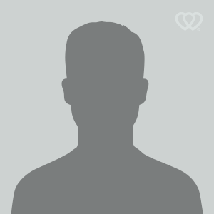 Gray male profile silhouette on a light gray background