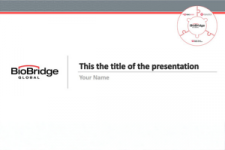 BioBridge Global presentation title slide template